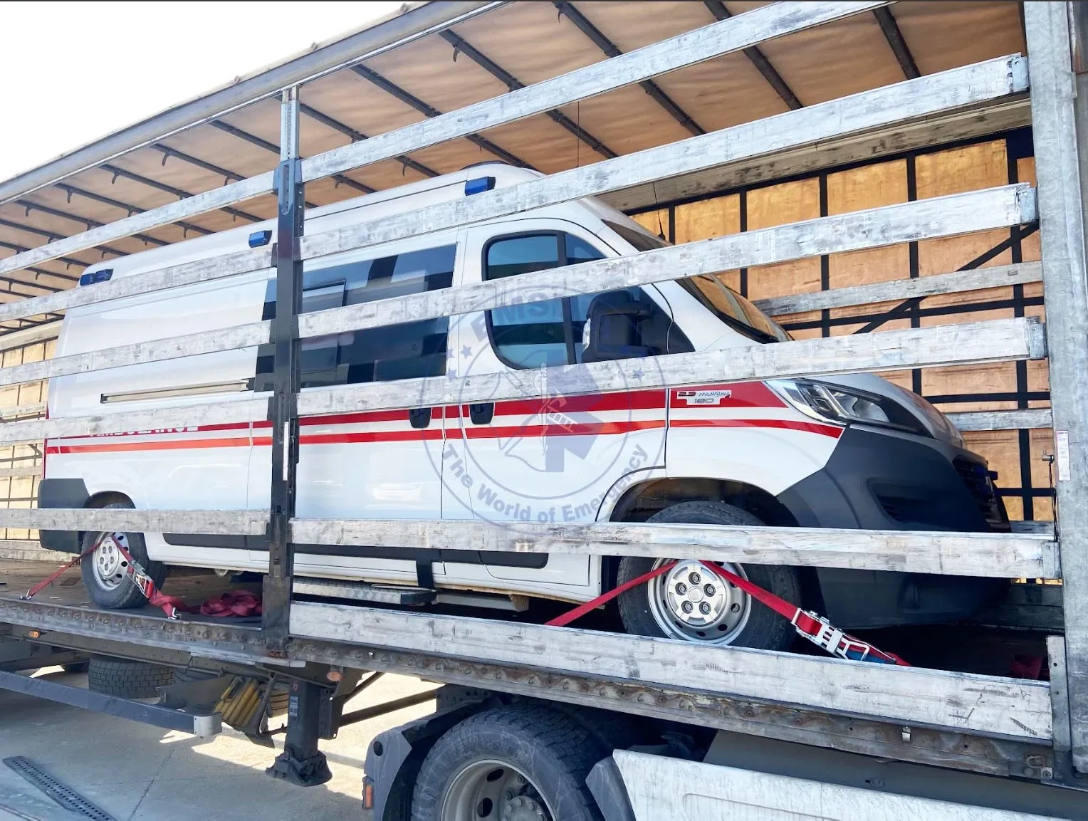 Sirens on wheels: our ambulance shipments